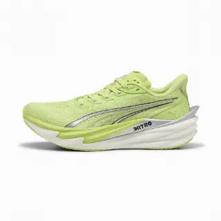 PUMA Deviate NITROâ¢ 4 hardloopschoenen voor Dames, Groen/Zilver