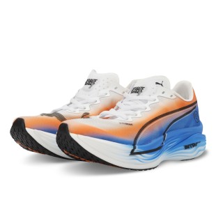 PUMA Deviate NITROâ¢ Elite 3 Ekiden hardloopschoenen voor Dames, Zwart/Wit