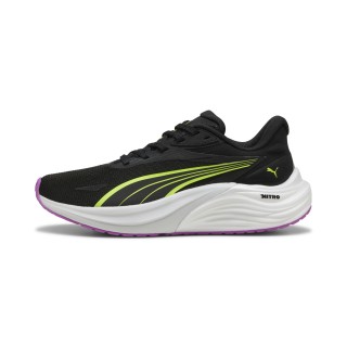 PUMA Electrify NITROâ¢ 4 hardloopschoenen voor Dames, Zwart/Geel