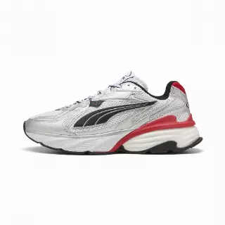 PUMA Fade sneakers uniseks, Rood/Wit/Zilver