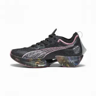 PUMA Fast-R NITRO Elite"Marathon Series"hardloopschoenen voor Dames, Zwart/Geel