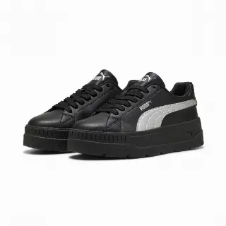 PUMA Karmen Classic Metallic Glam sneakers voor Dames, Zwart/Zilver