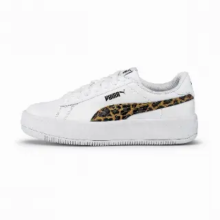 PUMA Lily Platform Leo sportschoenen voor Dames, Zwart/Wit