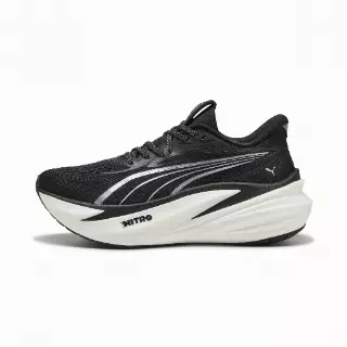 PUMA MagMax NITROâ¢ 2 hardloopschoenen voor Dames, Zwart/Wit