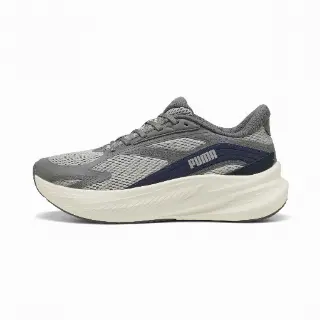PUMA MaxStride Lite hardloopschoenen Uniseks, Blauw/Grijs/Wit