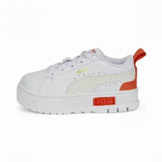 PUMA Mayze Lth sportschoenen met alternatieve sluiting voor Dames, Grijs/Wit