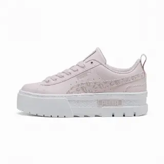 PUMA Mayze Wild sportschoenen voor Dames, Roze/Wit