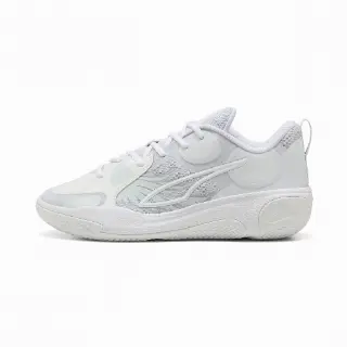 PUMA MB World.01 uniseks basketbalschoenen, Wit/Zilver