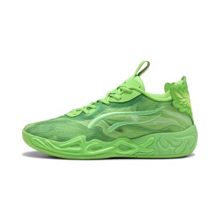 PUMA MB.04 Lo Team uniseks basketbalschoenen, Groen