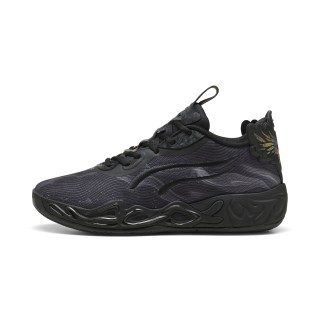 PUMA MB.04 Lo Team uniseks basketbalschoenen, Zwart