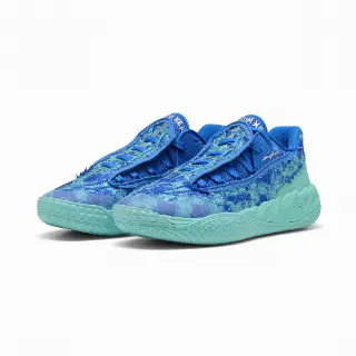 PUMA MB.05 Lo Team uniseks basketbalschoenen, Blauw