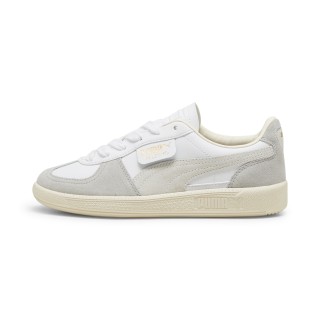PUMA Palermo leren sneakers, Grijs/Rood/Wit