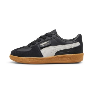PUMA Palermo leren sneakers, Zwart/Grijs