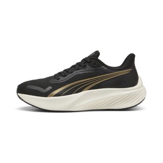 PUMA Pounce Lite hardloopschoenen, Zwart/Goud