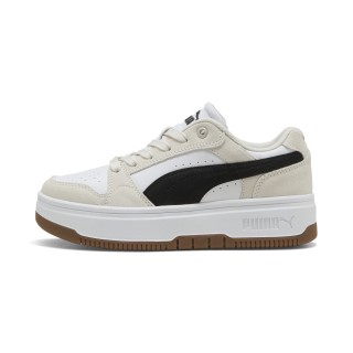 PUMA Rebound Femme Low Suede sneakers voor Dames, Zwart/Wit