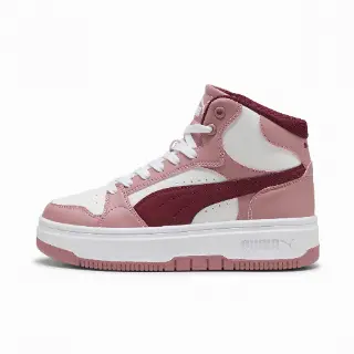 PUMA Rebound Femme Mid sneakers voor Dames, Roze/Wit
