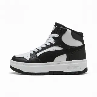 PUMA Rebound Femme Mid sneakers voor Dames, Zwart/Wit