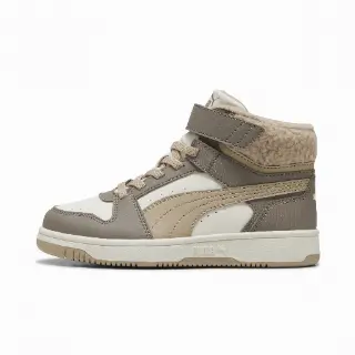 PUMA Rebound Slam Mid Cosy sneakers, Grijs/Wit/Bruin
