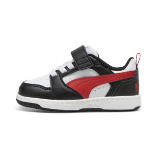 PUMA Rebound v6 Lo sneakers, Zwart/Rood/Wit