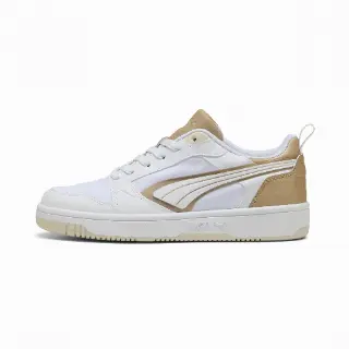 PUMA Rebound v6 Low Aqua Metallics sneakers unisex, Wit/Goud