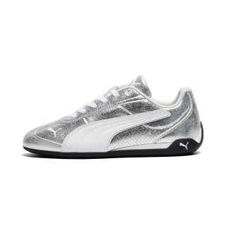 PUMA Replicatch Metallic Whisper sneakers voor Dames, Wit/Zilver