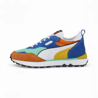 PUMA Rider FV sneakers voor Dames, Groen/Oranje