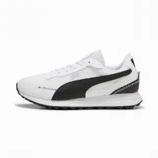 PUMA Road Rider leren sneakers, Zwart/Wit