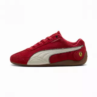 PUMA Scuderia Ferrari Speedcat uniseks sneakers, Grijs/Rood