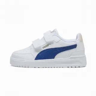 PUMA Shuffle Downtown lage sneakers, Blauw/Wit/Goud