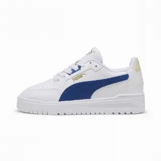 PUMA Shuffle Downtown Low sneakers, Blauw/Wit/Goud