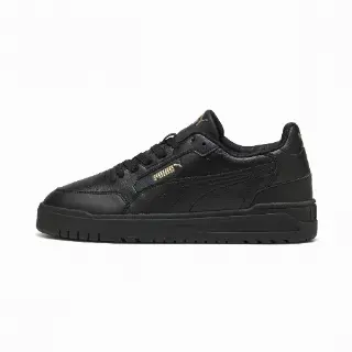 PUMA Shuffle Downtown uniseks sneakers, Zwart/Goud