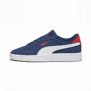PUMA Smash 3.0 Buck sneakers, Blauw/Rood/Wit