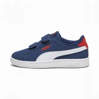 PUMA Smash 3.0 Buck sneakers, Blauw/Rood/Wit