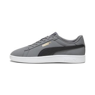 PUMA Smash 3.0 Buck sneakers, Zwart/Grijs/Goud