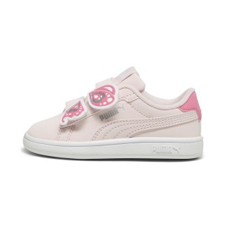 PUMA Smash 3.0 Butterfly sneakers voor Dames, Roze/Wit