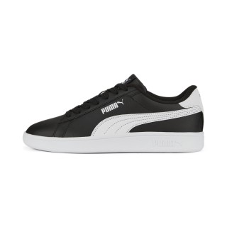 PUMA Smash 3.0 leren sneakers, Zwart/Wit