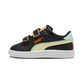 PUMA Smash 3.0 Playdate sneakers voor Dames, Zwart/Goud