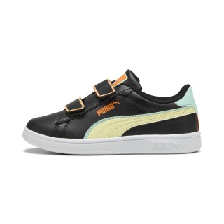 PUMA Smash 3.0 Playdate sneakers voor Dames, Zwart/Goud