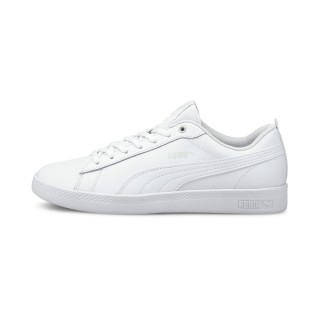 PUMA Smash v2 leren sportschoenen voor Dames, Wit