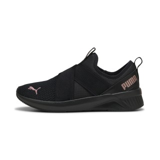 PUMA SOFTRIDE Harli Slip-On hardloopschoenen voor Dames, Roze/Zwart/Goud