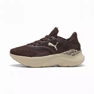 PUMA SOFTRIDE Mayve Animal sneakers voor Dames, Bruin