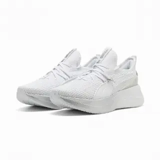 PUMA SOFTRIDE Sabrina Gepolijste Chrome sneakers voor Dames, Wit/Zilver