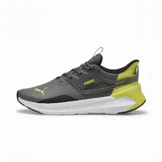 PUMA Softride Symmetry SL hardloopschoenen, Groen/Grijs