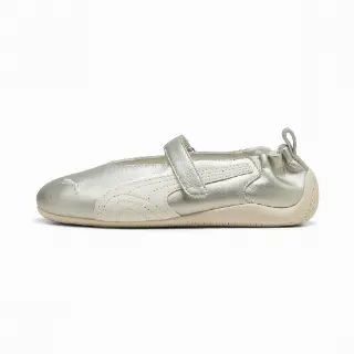 PUMA Speedcat Ballet Fleur Metallic sneakers voor Dames, Wit/Goud