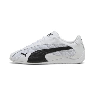 PUMA Speedcat Plus uniseks leren sneakers, Zwart/Wit