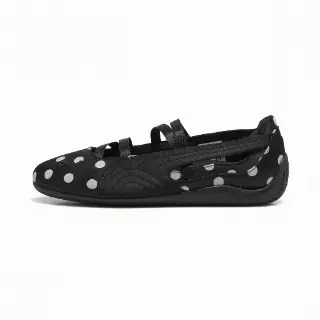 PUMA Speedcat Polka Dot balletsneakers voor Dames, Zwart/Zilver