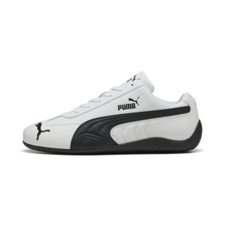 PUMA Speedcat uniseks leren sneakers, Zwart/Wit