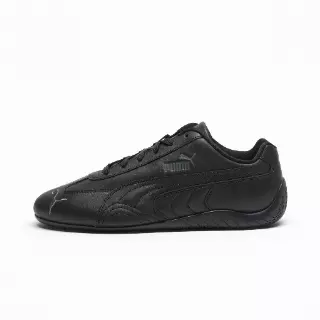 PUMA Speedcat uniseks volledig leren sneakers uniseks, Zwart/Grijs