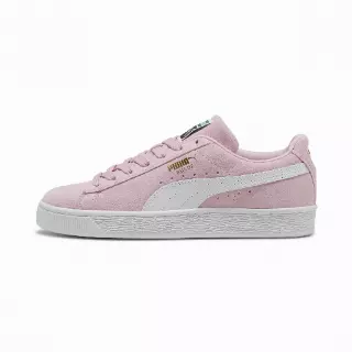 PUMA SuÃ¨de Classic sneakers, Roze/Wit