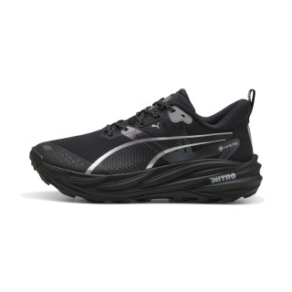 PUMA Voyage NITROâ¢ 4 GTX hardloopschoenen voor Heren, Zwart/Zilver